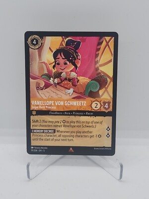 Disney Lorcana TCG Vanellope Von Schweetz Sugar Rush Princess 19/204 Rare NM | eBay Disney Lorcana TCG Vanellope Von Schweetz Sugar Rush Princess 19/204 Rare NM | eBay