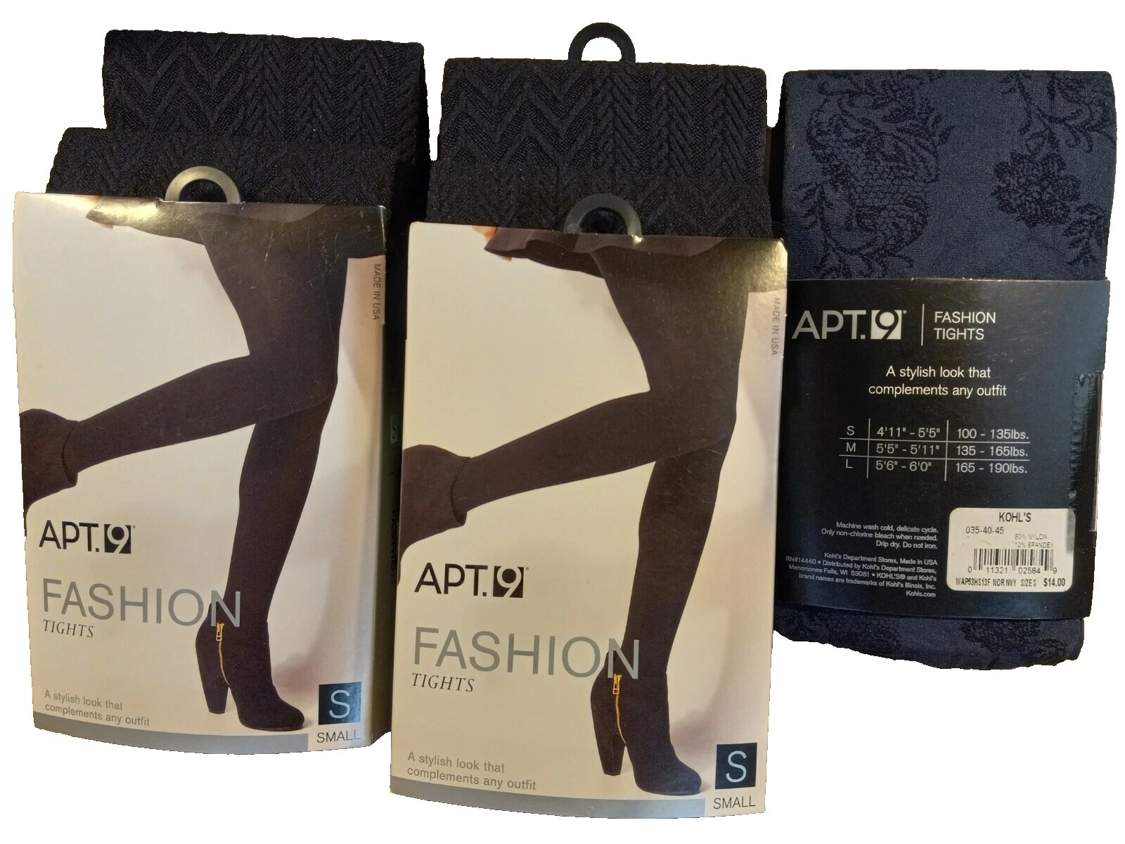 Apt. 9 Women's Geometric Pantyhose and Tights for Women