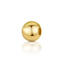 400pcs 3mm 14K Gold Plated Beads, Long-Lasting Round Smooth Spacer Beads, Sea...