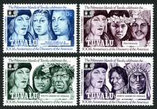 Tuvalu 1992 - 500th Anniversary Discovery of America - Set of 4 - MNH