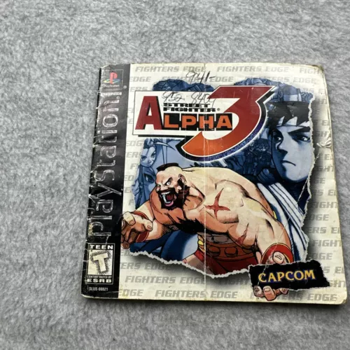 Game Boy Advance Street Fighter Alpha 3 Manual Booklet ONLY Nintendo