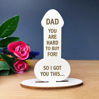 Funny JOKE Dad Gift For Birthday Christmas Engraved Dad Gift From