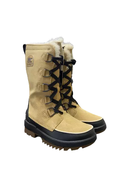 New Women's Sorel Tivoli IV Tall Waterproof Boots Curry Tan