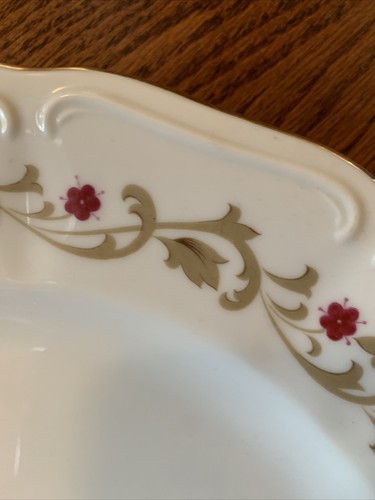 VTG "UCAGCO CHINA" GOLD TRIMMED EMBOSSED-SCALOPPED RIM 10 /1/4" PLATE-JAPAN - Picture 6 of 7