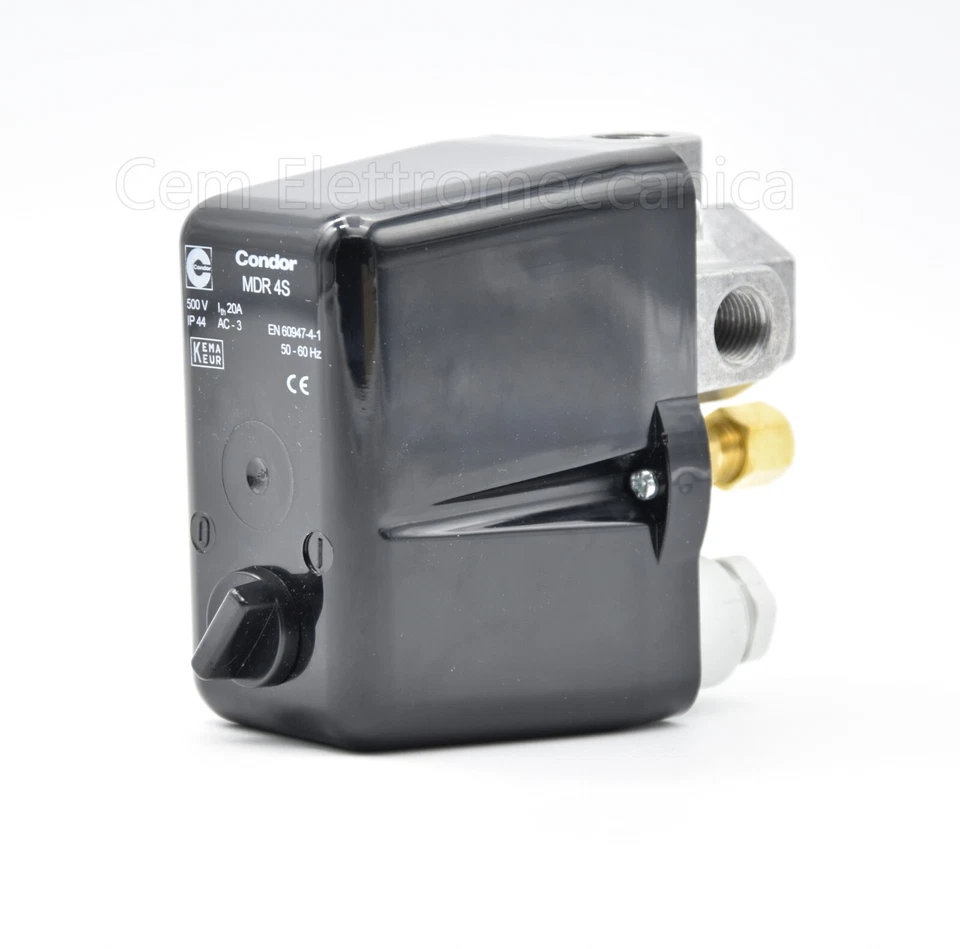 Pressostato Condor MDR 4/11 trifase 4 vie per compressore Abac Fini Ceccato aria