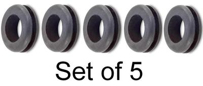 GeetarGizmos BOSS PEDAL GROMMET SET OF 5 O-ring Gasket for Boss Guitar Pedals