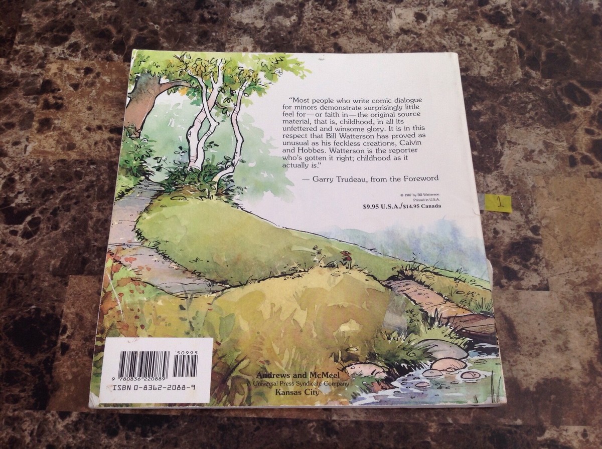 Vintage Calvin and Hobbes By Bill Watterson (1987) Paperback Book