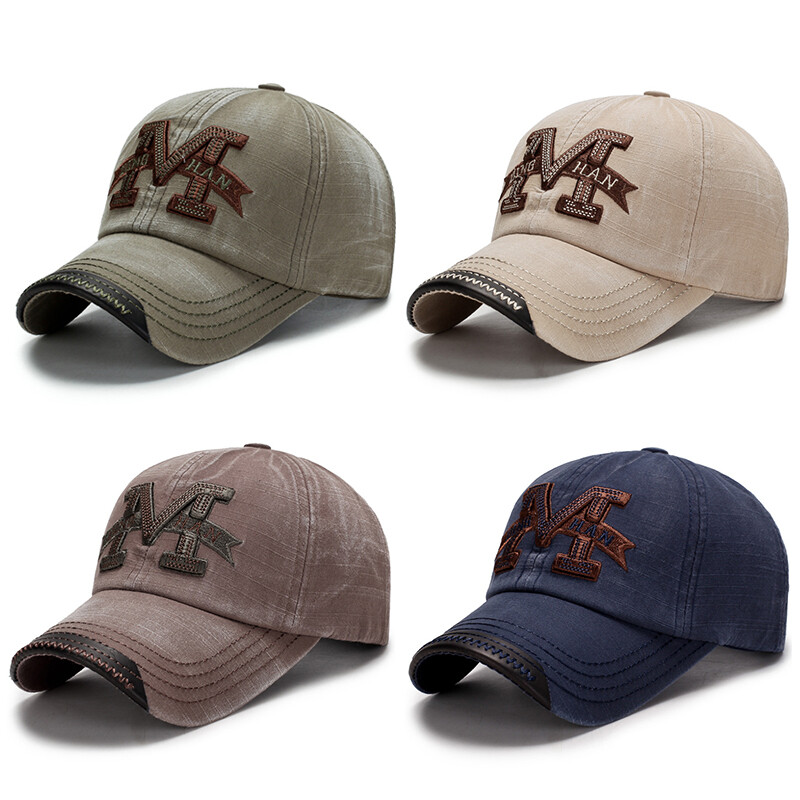 APL Berretto Baseball Uomo Donna Lettera Ricamo Cappello Retro Casual Cotone Cappello C 