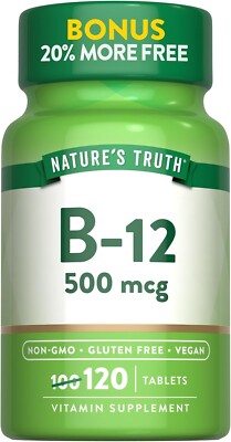 SM Nature's Truth B12 Vitamin 500 mcg - 120 Tablets