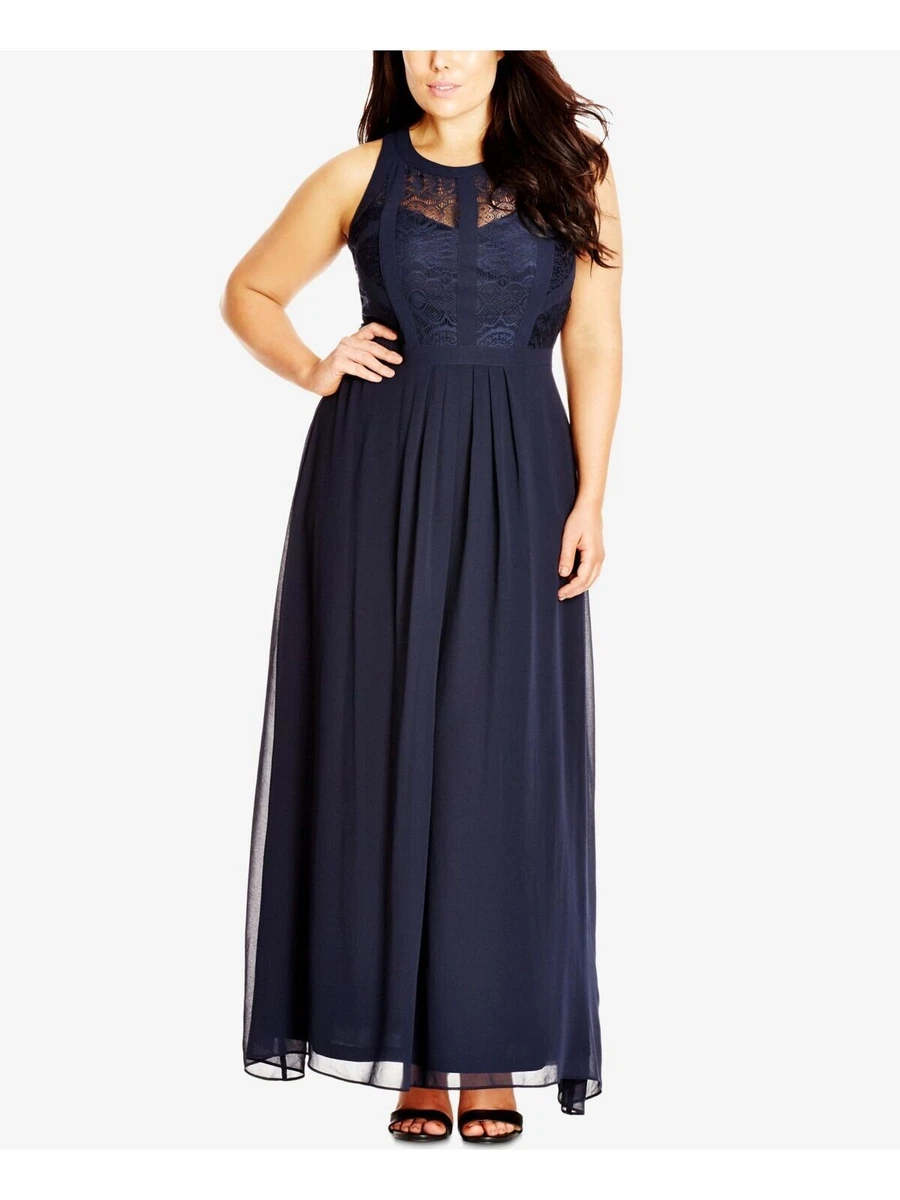 City Chic Trendy Plus Size Hypnotize Maxi Dress - Macy's