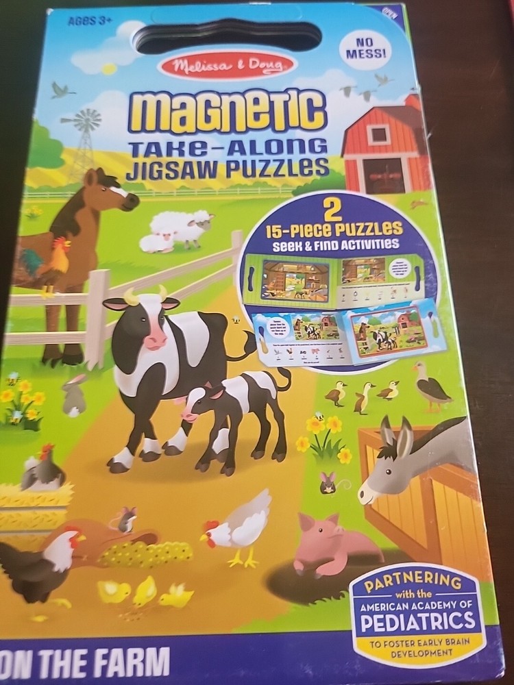 Take Along Magnetic Jigsaw Puzzles - On the Farm