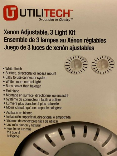 Utilitech Xenon Adjustable 3 Light Kit 20-Watt/120 Volt Xenon Bulbs - Picture 5 of 7