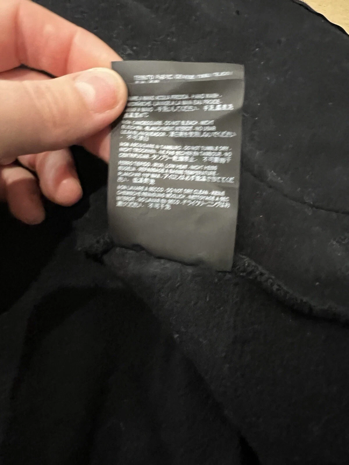 Balenciaga Giacca Nera con Cappuccio e Zip Taglia S