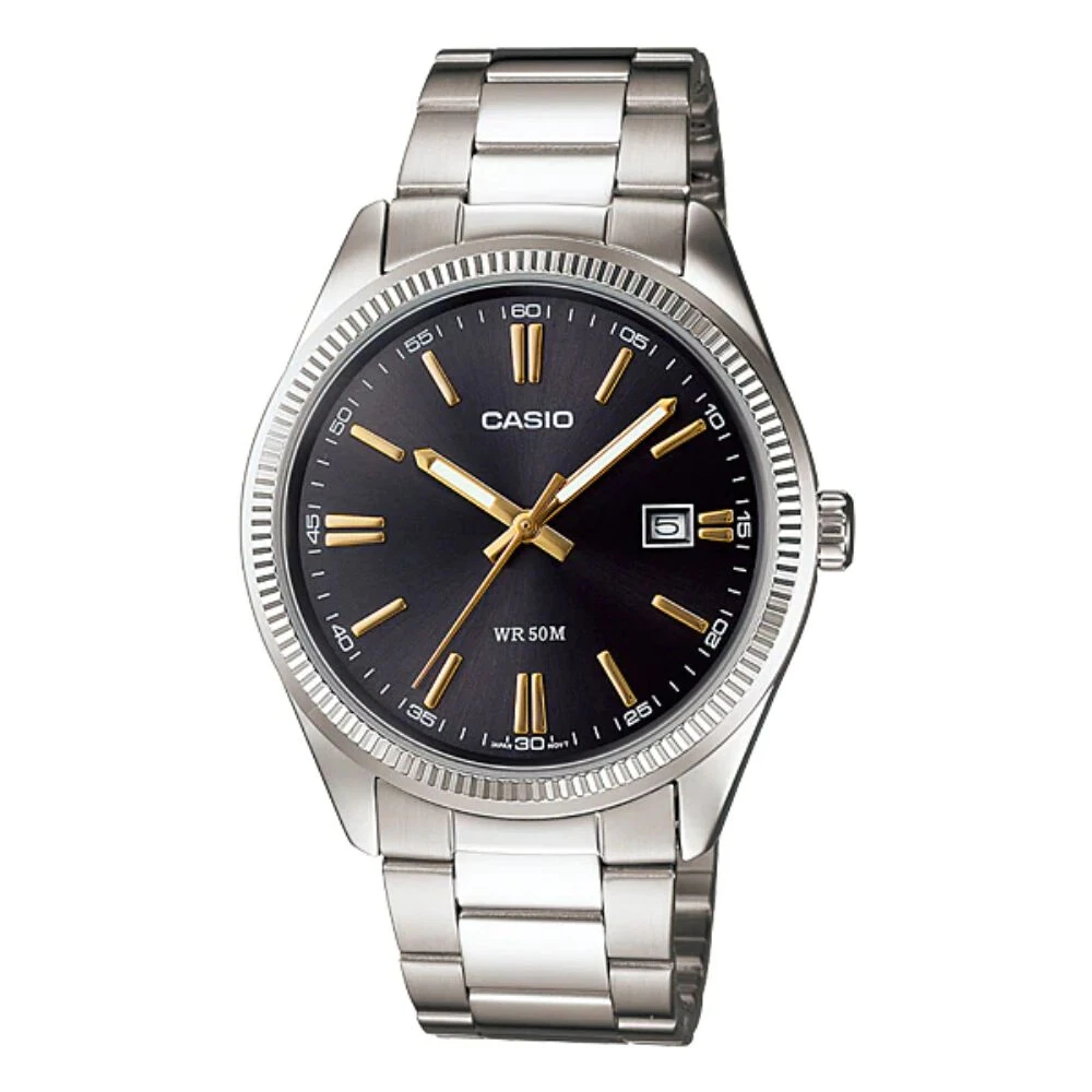 CASIO GENERAL LTP 1302D 1A2VDF QUARTZ SILVER STAINLESS STEEL