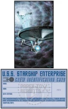 SPECIAL 2 COVER - STAR TREK ART CARD AND FAN CLUB MEMBERSHIP CARD