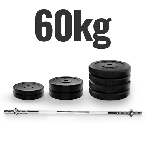 Physionics® Zestaw sztang z ciężarkami Sztanga Obciążniki - Zdjęcie 43 z 72