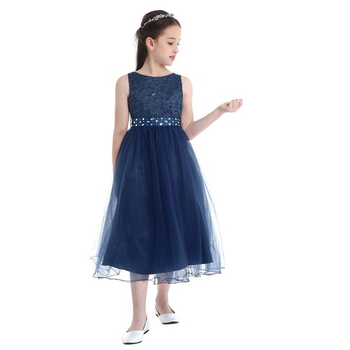 US Flower Girls Bridesmaid Wedding Party Dress Pageant Formal Eventing Ball Gown - Picture 18 of 90