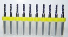 (10) 3/32" (.0938") DIAMOND CUT CARBIDE ROUTER BURRS FT WITH RINGS 4100P0938.315