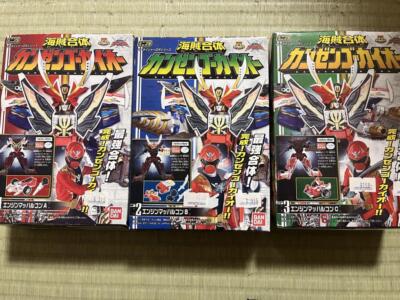 Power Rangers Super Megaforce Gokaiger Kanzen goKaioh Minipla 3set Bundle Bulk