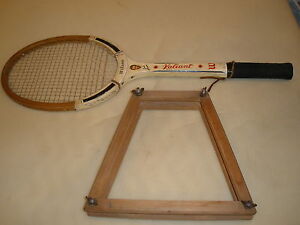 Vintage-Wood-tennis-racquet-Wilson-Jack-Kramer-Valiant-Speed-Flex-Fibre-Face