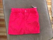 NWT GAP KIDS Bright Pink/Red Corduroy Cord Skirt 10 Regular