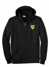 Delaware and Hudson Railway Zippered Hoodie Sweatshirt 34 