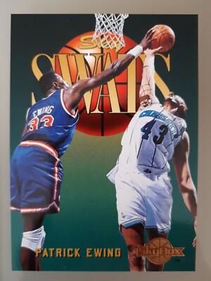 1994-95 SkyBox Sky Swats Patrick Ewing #328 New York Knicks NBA Basketball
