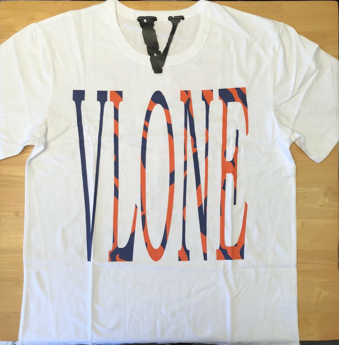 Vlone Staple Detroit Tiger White T-shirt Size M-XL - Ships Same