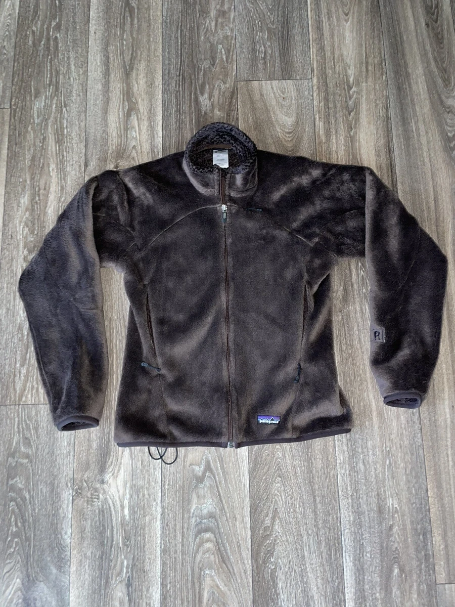 Patagonia Regulator R2 Fleece Jacket Full Zip Polartec Sable Brown Women s Sz S