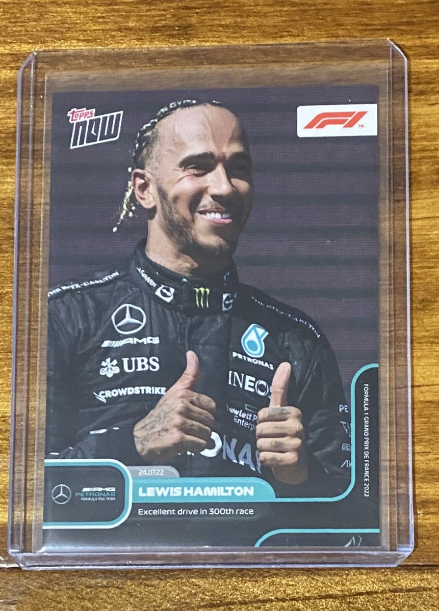 2022 Topps Now Formula 1 F1 Racing Card of Lewis Hamilton #042 