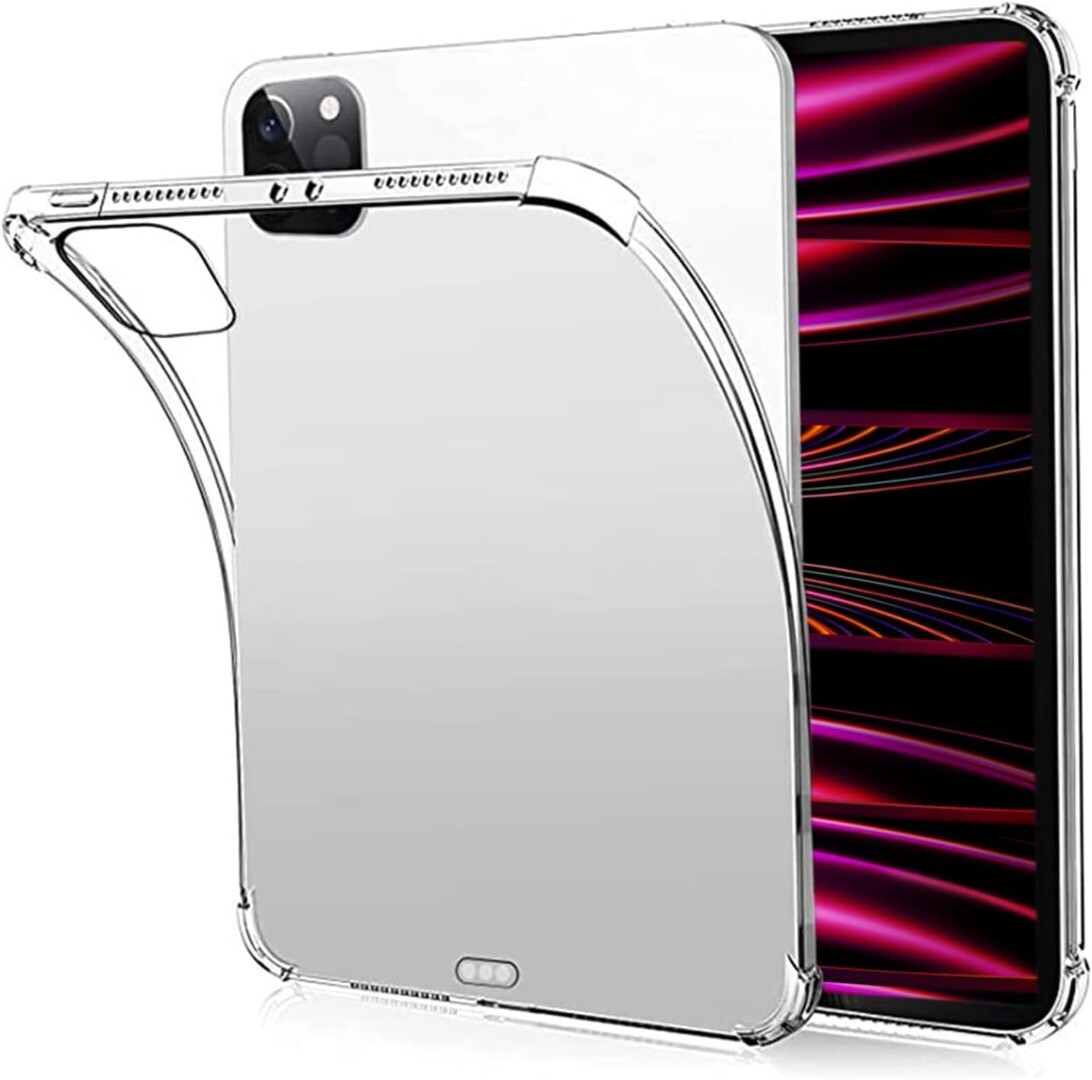 Clear Silicone TPU Bumper Gel Case For IPad – Fits Multiple Sizes (9.7 To 13-inch)
