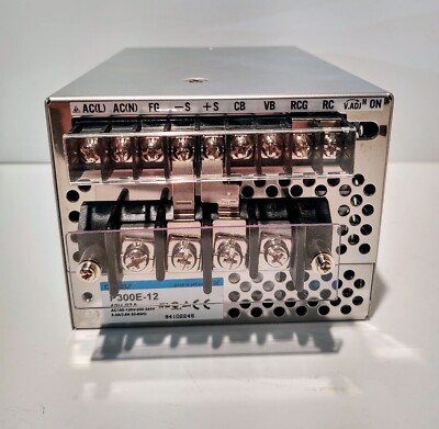 Cosel P300E-12 / P300E12CE 100-240VAC 6.5A Input 12V 27A Switching Regulator 