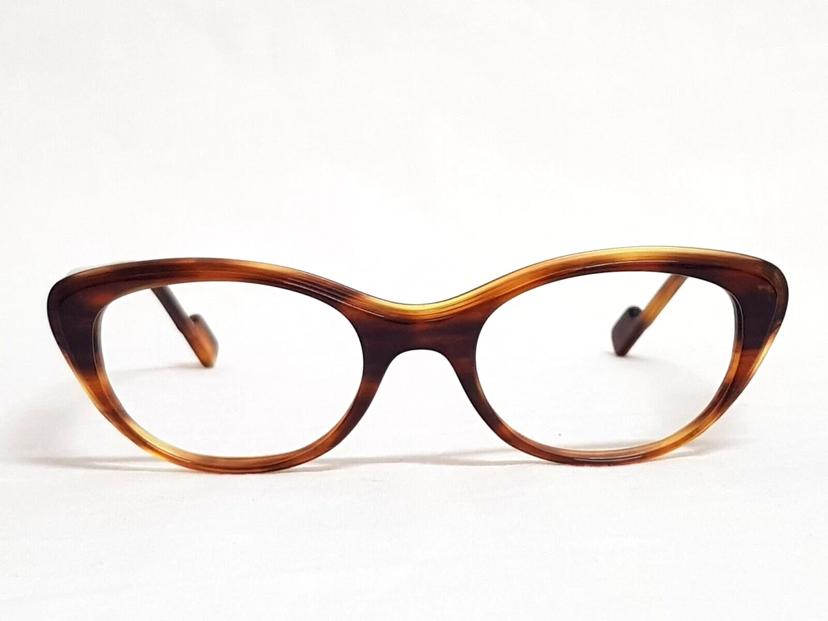 U.S. Z-87 Eyeglasses USA Oversized Designer Frames Only Brown 150 mm Brown Everyday 140 mm - 150 mm Temple Vintage Eyeglasses for  main image 3