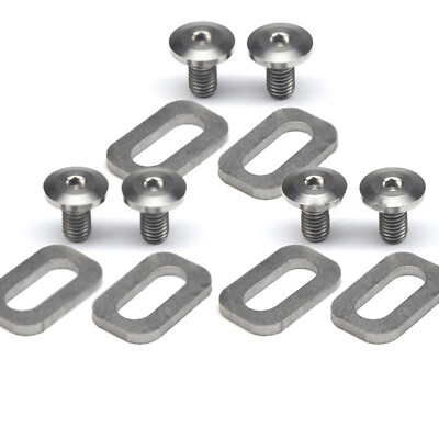 Spacer Titanium Alloy Pedal Cleat Bolts for Mountain Bike 24pcs