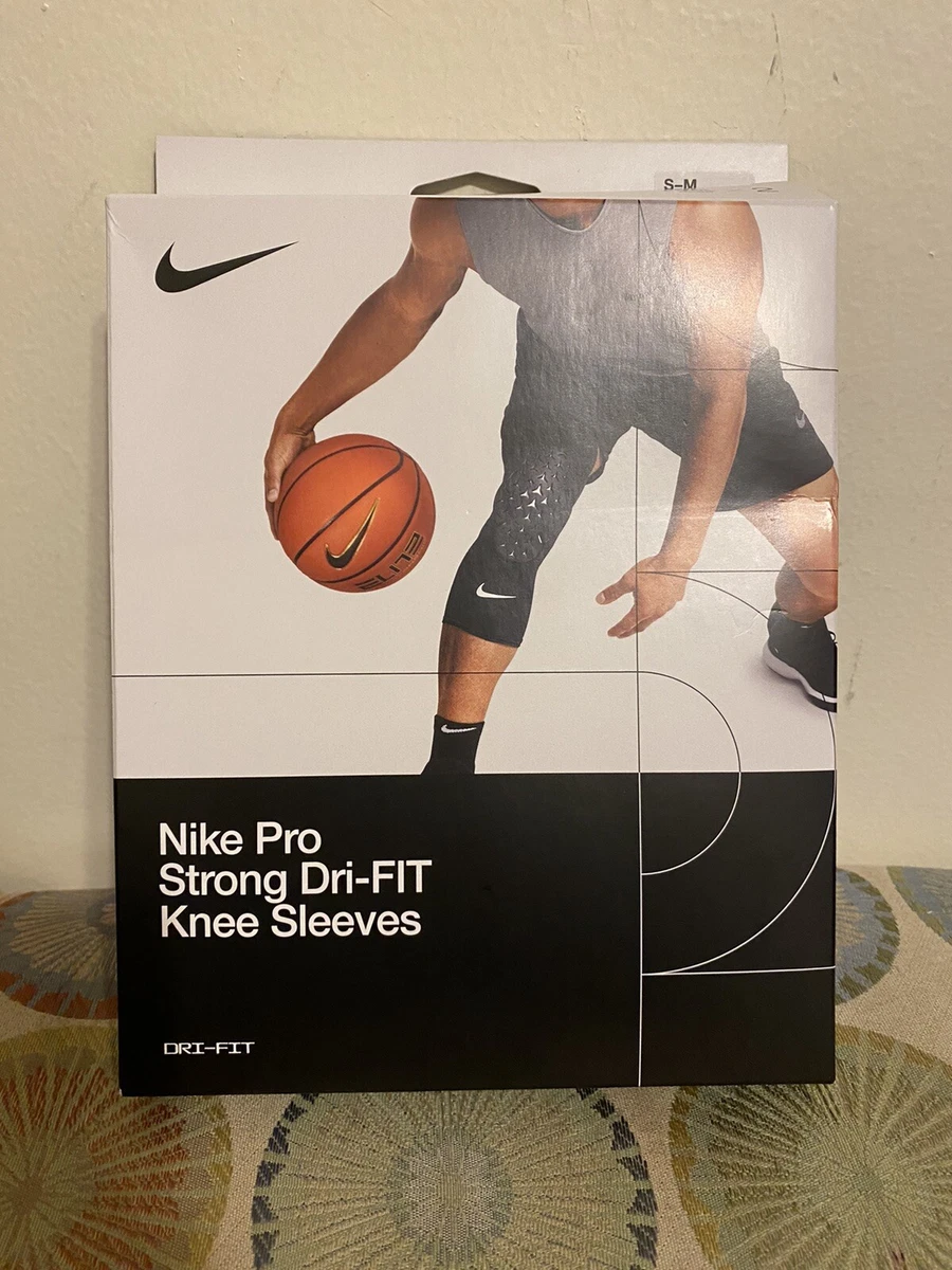 Nike, Pro Dri-FIT Closed Patella Knee Sleeve, Black