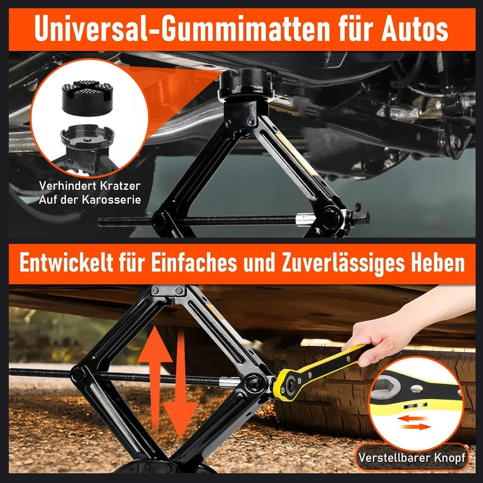 Jack Lift 2500kg 3000kg Scissor Jack Car Auto Jack for Passenger Car/SUV/MPV - Image 4 of 4