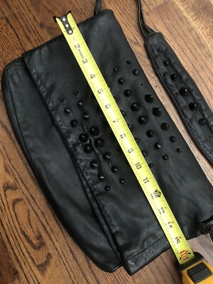 Natalia Brilli Black Studded Paperbag | eBay Natalia Brilli Black Studded Paperbag | eBay