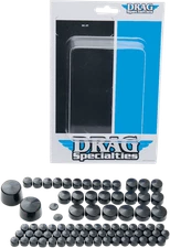 Drag Specialties Standard Bolt Cover Kit Black 2401-0709