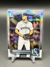 Kade Anderson 2025 Bowman Draft #BDC-3 First (1st) Chrome Prospect Refractor I