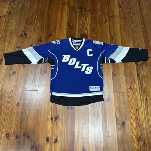 Tampa Bay Lightning Vincent Lecavalier 2008-14 Alternate BOLTS Jersey Blue S 