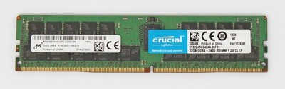 Crucial RDIMM 32 GB (1x32GB) CT32G4RFD424A DDR4-2400 RAM SERVER ECC REG (#37771)