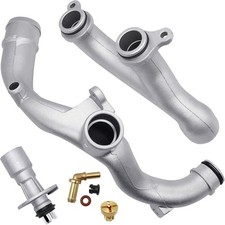 Aluminum Coolant Outlet Pipes Kit Fit for Jaguar/Land Rover Range Rover Sport LR