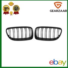 Kühlergrill kompatibel mit BMW 3er E90 Limousine 2008-2011 Glanz Schwarz Schwarz