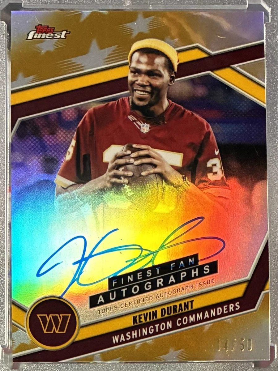 Topps Football Washington Commanders Autographed Sports Trading