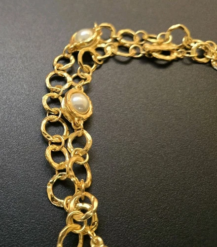 Karine Sultan Luminous Pearl Station Necklace - Picture 6 of 9