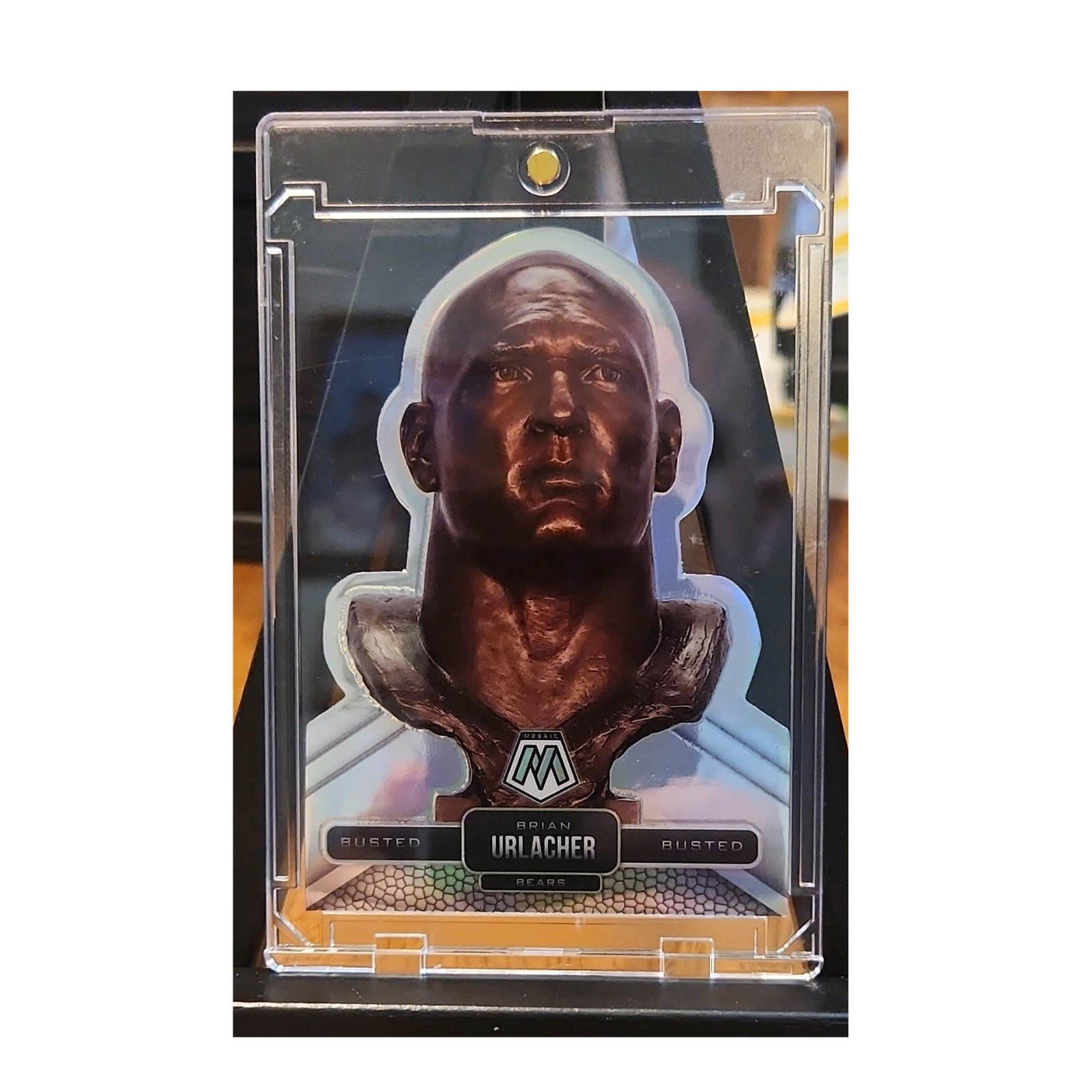Panini 2022 Mosaic Brian Urlacher #B-7 Busted Prizm Chicago Bears Insert