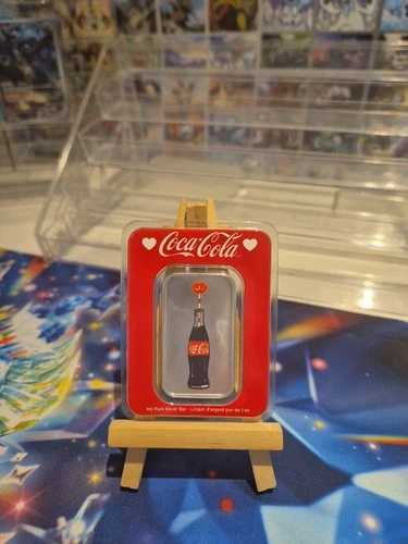 Valentine Coca Cola 1oz Silver Bar 999 Fine Bullion