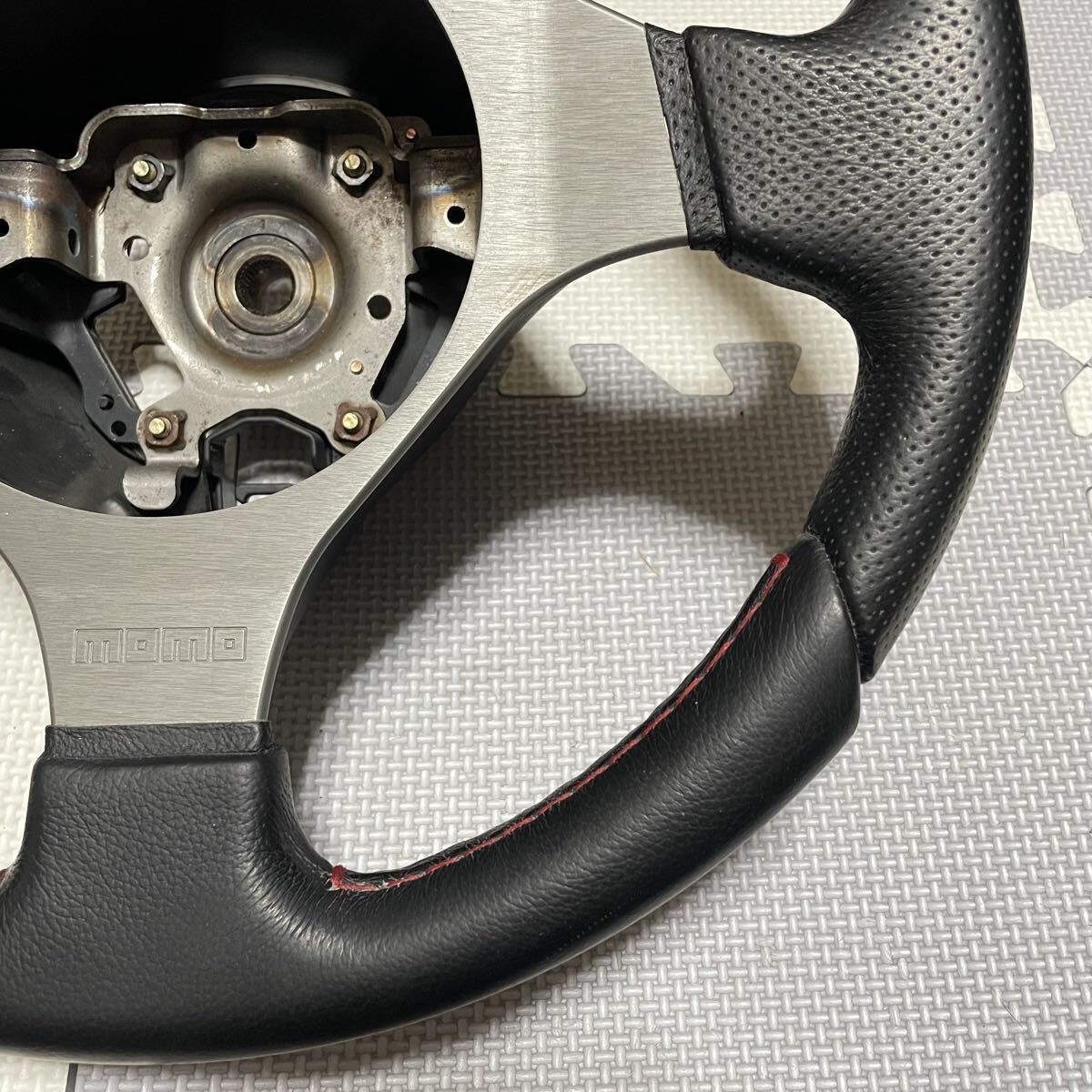 Nissan OEM MOMO Leather Steering Wheel for Skyline V35 Z33 350Z