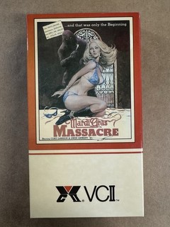 VHS — MARDI GRAS MASSACRE — 1983 VCII • Full Box / Flaps