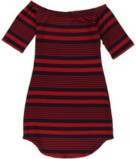 Derek Heart Womens Striped Bodycon Dress